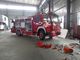 Rescue Fire Brigade Truck Howo 4 X 2 Emergency Fire Fighting Truck With 5 Tons Crane