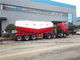 27.5cbm Carbon Steel Tanker 3 Axle Semi Trailer With Truck Head