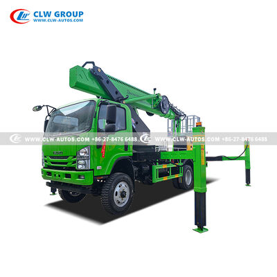ISUZU 700P 4x4 AWD 190HP 33m Telescopic Boom Lift Truck Aerial Work Platform
