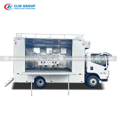 Foton Linghang M5 Mobile Kitchen Truck with China National VI Emission Standards 150 HP Diesel Engine and Fully-Equipped Kitchen