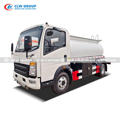 HOWO 4x2 Fuel Dispenser Truck with Explosion-Proof Dispenser and 5-60 L/min Flow Rate Powered by 116hp Diesel Engine