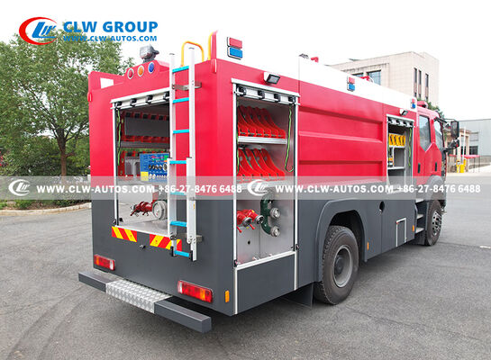 FAW J6L Fire Fighting Truck with 5000L Water Tank 2000L Foam Tank and 40-60 L/s Fire Pump for Professional Fire Brigade Operations