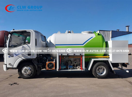 Isuzu KV100 4x2 LPG Refueling Truck with 5m³ Tank 120HP Euro 5 Engine Mobile Gas Dispensing Unit