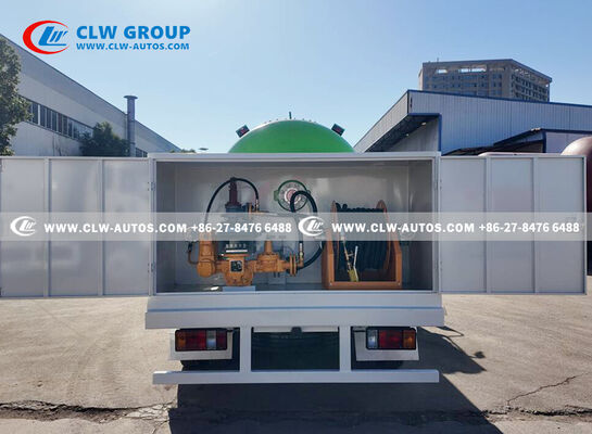 Isuzu KV100 4x2 LPG Refueling Truck with 5m³ Tank 120HP Euro 5 Engine Mobile Gas Dispensing Unit