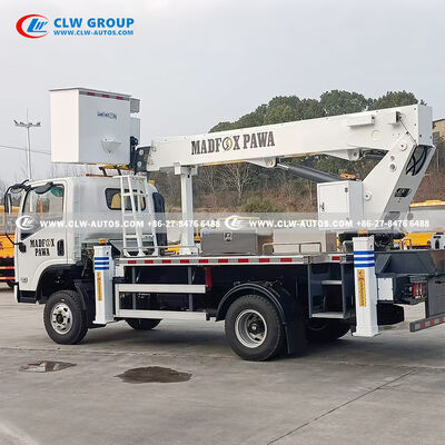 Shacman 15-Meter Right-Hand Drive Aerial Work Platform with 250kg Dielectric Insulated Bucket for Live-Line Maintenance