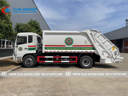 Dongfeng Kingrun 12000 ลิตรรถบรรทุกขยะอัดไปยังแอฟริกา