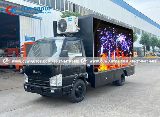 ISUZU naked eye 3D billboard รถโฆษณา LED ภายนอกพร้อมแอร์