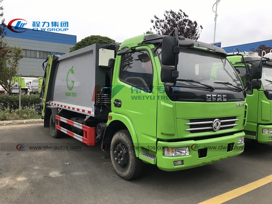 Dongfeng 5m3/5,000 ลิตร รถขจัดขยะแบบดันเอง